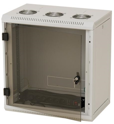 Attēls no Triton RUA-09-AS6-CAX-A1 rack cabinet 9U Wall mounted rack White