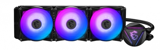 Picture of MSI MAG CORELIQUID 360R V2 Liquid CPU Cooler '360mm Radiator, 3x 120mm ARGB PWM Fan, ARGB lighting, Center Supported, Compatible with Intel and AMD Platforms, Latest LGA 1700 ready'