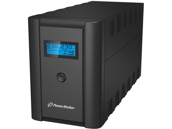 Изображение UPS LINE-INTERACTIVE 2200VA 2X 230V PL + 2X IEC OUT,RJ11/RJ45 IN/OUT, USB, LCD