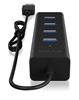 Picture of ICY BOX IB-HUB1409-U3 USB 3.2 Gen 1 (3.1 Gen 1) Type-A 5000 Mbit/s Black