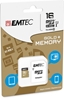 Изображение EMTEC MicroSD Card  16GB SDHC CL.10 Gold inkl. Adapter Bl.