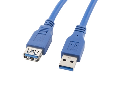 Picture of Lanberg CA-US3E-10CC-0018-B USB cable 1.8 m USB 3.0 USB A blue