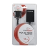 Picture of Gembird VGA Male - HDMI Female 0.15m Black + USB/AUX Full HD