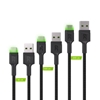 Picture of Green Cell USB Male - USB Type-C Male Set 3x with LED Diode 1.2m