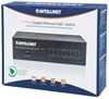 Picture of Intellinet 8-Port Gigabit Ethernet PoE+ Switch, IEEE 802.3at/af Power over Ethernet (PoE+/PoE) Compliant, 60 W, Desktop (Euro 2-pin plug)