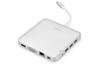 Picture of DIGITUS Dockingstation USB3.1/C 11xBu Universal Alu silber