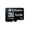 Изображение Verbatim microSDHC          16GB Class 10 UHS-I incl Adapt. 44082