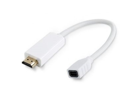 Attēls no Adapter AV MicroConnect DisplayPort Mini - HDMI biały (HDMMDP)