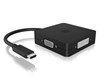 Picture of ICY BOX IB-DK1104-C 0.15 m USB Type-C DVI + VGA + DisplayPort + HDMI Black