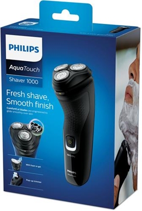 Attēls no Philips 1000 series S1223/41 men's shaver Rotation shaver Trimmer Black