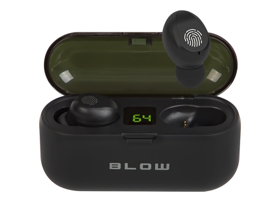 Изображение Headphones BLOW Earbuds BTE200 BLACK power bank 2000mAh