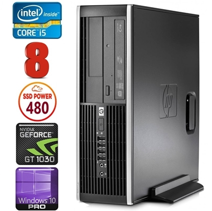 Attēls no HP 8100 Elite SFF i5-750 8GB 480SSD GT1030 2GB DVD WIN10Pro