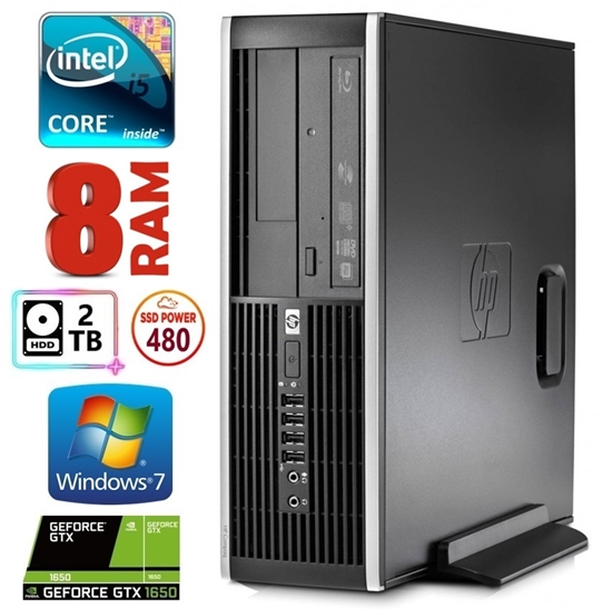 Изображение HP 8100 Elite SFF i5-750 8GB 480SSD+2TB GTX1650 4GB DVD WIN7Pro