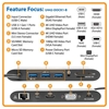 Picture of Tripp Lite U442-DOCK1-B USB-C Dock, Dual Display - 4K HDMI / mDP, VGA, USB 3.2 Gen 1, USB-A/C Hub, GbE, Memory Card, 100W PD Charging