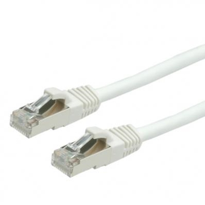 Attēls no VALUE S/FTP Patch Cord Cat.6 (Class E), halogen-free, white, 2 m