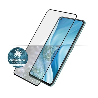 Attēls no PanzerGlass | Screen protector | Xiaomi | Mi 11 Lite 4G/ 5G / 5G NE | Glass | Black | Protects the entire screen; Antibacterial glass; 100% touch; Shock absorbing