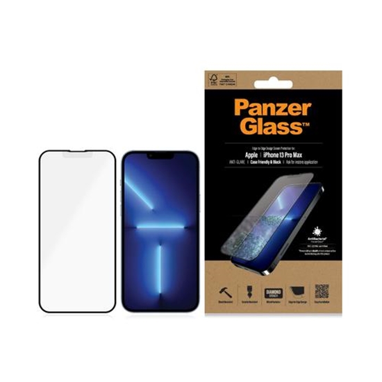 Изображение PanzerGlass | Anti-Glare | Screen Protector | Apple | iPhone 13 Pro Max | Glass | Black