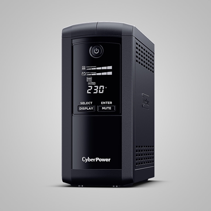 Picture of CyberPower Tracer III VP1000ELCD-FR uninterruptible power supply (UPS) Line-Interactive 1 kVA 550 W 4 AC outlet(s)