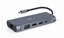 Изображение Gembird A-CM-COMBO7-01 notebook dock/port replicator USB 3.2 Gen 1 (3.1 Gen 1) Type-A Grey