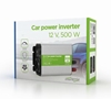 Изображение POWER INVERTER CAR 12V 500W/EG-PWC500-01 GEMBIRD