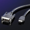 Picture of ROLINE DVI Cable, DVI (18+1) M - HDMI M 10 m