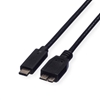 Изображение ROLINE USB 3.1 Cable, C-Micro B, M/M 0.5 m