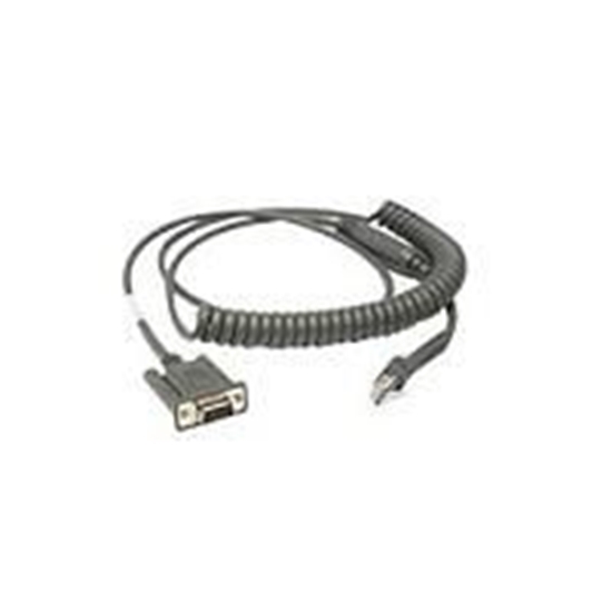 Picture of Zebra CABLE RS232 DB9F 2,8M COILED - CBA-R46-C09ZBR