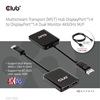 Picture of CLUB3D Multistream Transport (MST) Hub DisplayPort™1.4 to DisplayPort™1.4 Dual Monitor 4K60Hz M/F