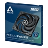 Изображение ARCTIC P12 Slim PWM PST Pressure-optimised 120 mm PWM Fan with integrated Y-cable