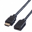 Изображение VALUE HDMI High Speed Cable + Ethernet, M/F, 1 m