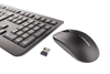 Picture of CHERRY DW 3000 keyboard Mouse included RF Wireless AZERTY French Black