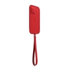 Picture of Apple | 12 mini Leather Sleeve with MagSafe | Sleeve with MagSafe | Apple | iPhone 12 mini | Leather | Red