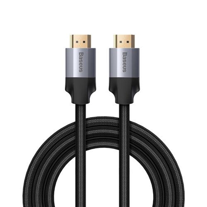 Изображение Kabelis Baseus HDMI-HDMI 2 m. (HDMI 2.0) tamsiai pilkas