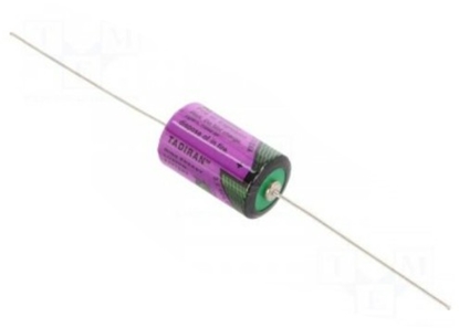 Attēls no Battery: lithium (LTC); 3.6V; 1/2AA; axial; Ø14.7x25.2mm; 1200mAh | SL-350/P Tadiran