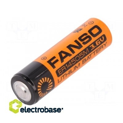 Изображение Battery:lithium;3.6V;AA;Ć?14.5x50.5mm;2100mAh FANSO EB17565488