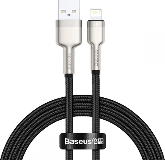 Picture of CABLE LIGHTNING TO USB 1M/BLACK CALJK-A01 BASEUS