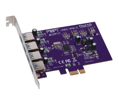 Attēls no Kontroler Sonnet PCIe 2.0 x1 - 4x USB 3.0 (USB3-4PM-E)