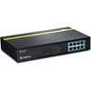 Изображение Trendnet TPE-T80H network switch Unmanaged Fast Ethernet (10/100) Power over Ethernet (PoE) Black