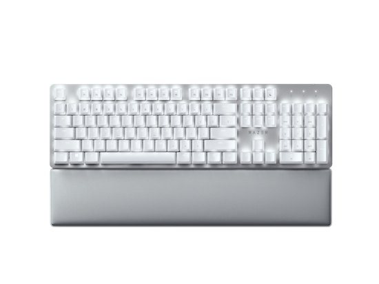 Picture of Razer | Mechanical Keyboard | Pro Type Ultra | Mechanical Gaming Keyboard | Wireless/Wired | US | White | Wireless connection