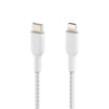 Picture of Belkin Lightning/USB-C Cable 2m braided, mfi cert., white