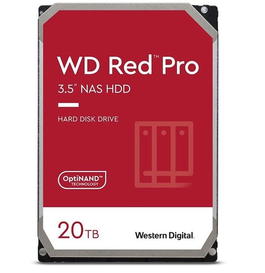 Изображение Hard drive HDD Western Digital WD Red Pro 20 TB WD201KFGX