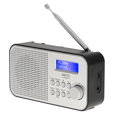 Attēls no Camry | Portable Radio | CR 1179 | Alarm function | Black/Silver