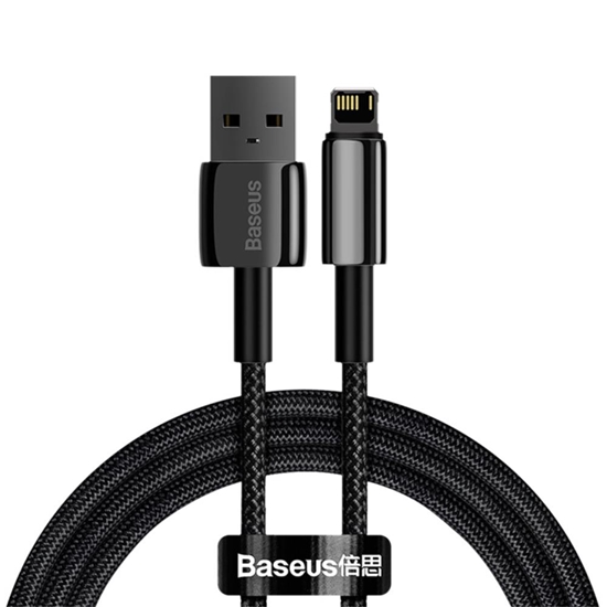 Picture of CABLE LIGHTNING TO USB 2M/BLACK CALWJ-A01 BASEUS