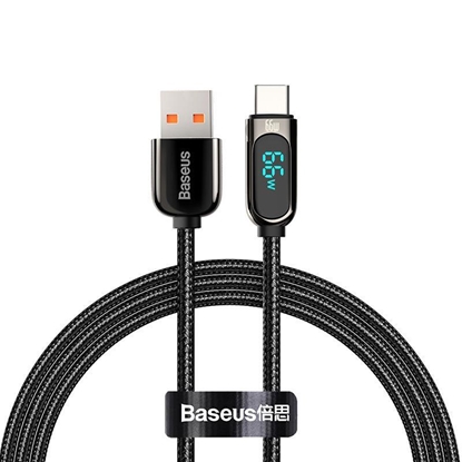 Picture of USB - USB-C / Type-C 200cm Baseus Display CASX020101 cable with support for 66W fast charging