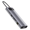 Изображение Baseus CAHUB-CU0G HUB Metal Gleam Series 9in1 Multifunctional / Type-C to 3x USB 3.2 / PD 100W / VGA Full HD 60Hz