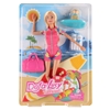 Picture of Lelle Defa Lucy Doll with surffboard 29cm