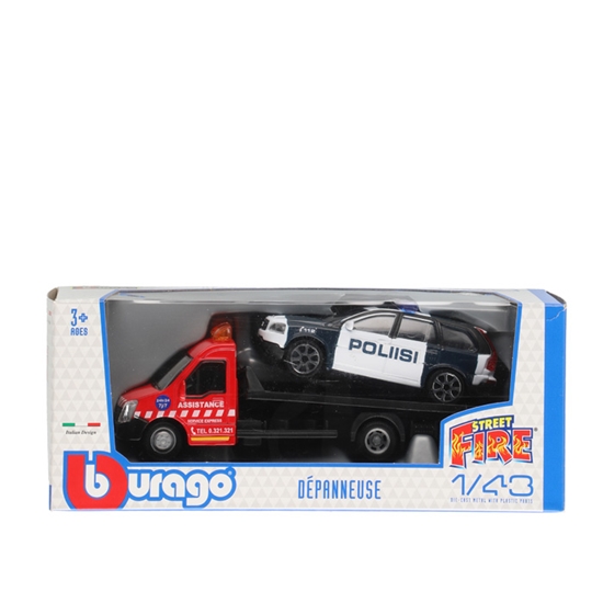 Picture of Rot. Auto Flatbed transport 1:43 police