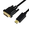 Изображение Kabel DisplayPort 1.2 do DVI 24+1, 1m, Czarny 