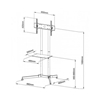 Изображение TECHLY 309982 Mobile stand for TV