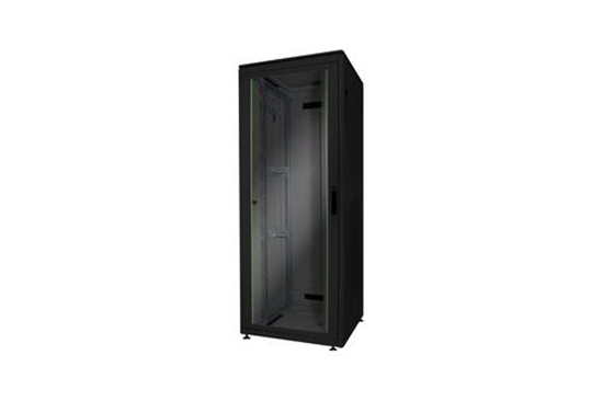 Изображение DIGITUS Netzwerkschrank Unique  32HE 1609x800x800mm schwarz (Speditionsversand)